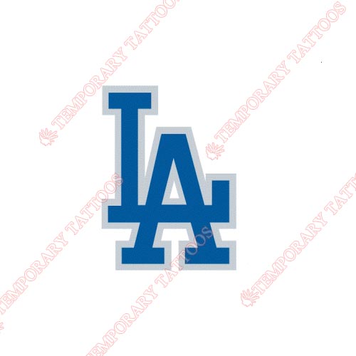 Los Angeles Dodgers Customize Temporary Tattoos Stickers NO.1675